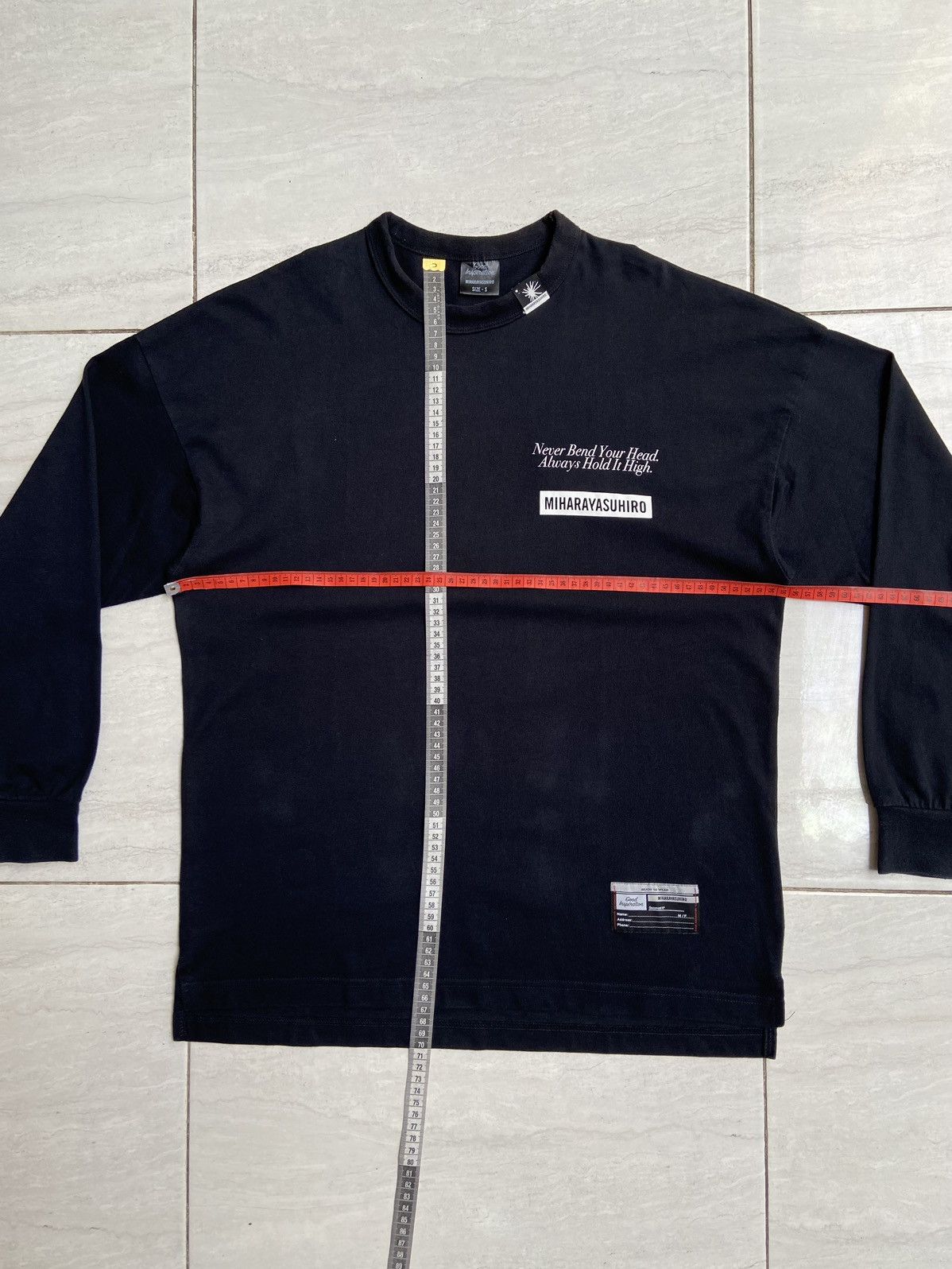 GU × Maison MIHARA YASUHIRO MIHARAYASUHIRO x GU Black T-shirt Size US M / EU 48-50 / 2 - 9 Thumbnail
