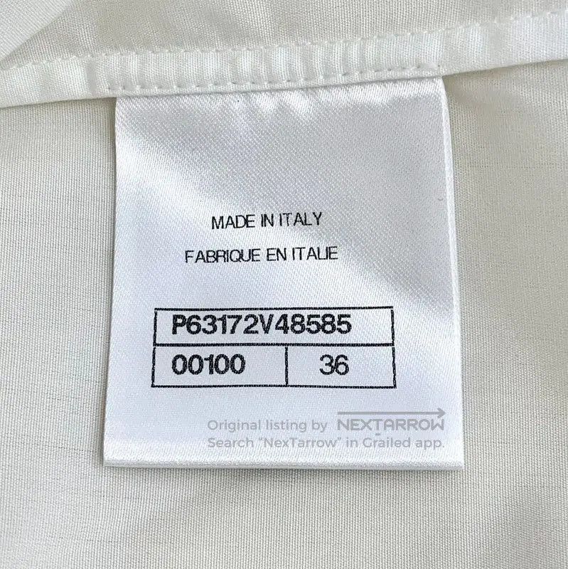 Chanel Chanel White Cotton Women's Shirt . Size XS / US 0-2 / IT 36-38 - 6 Thumbnail