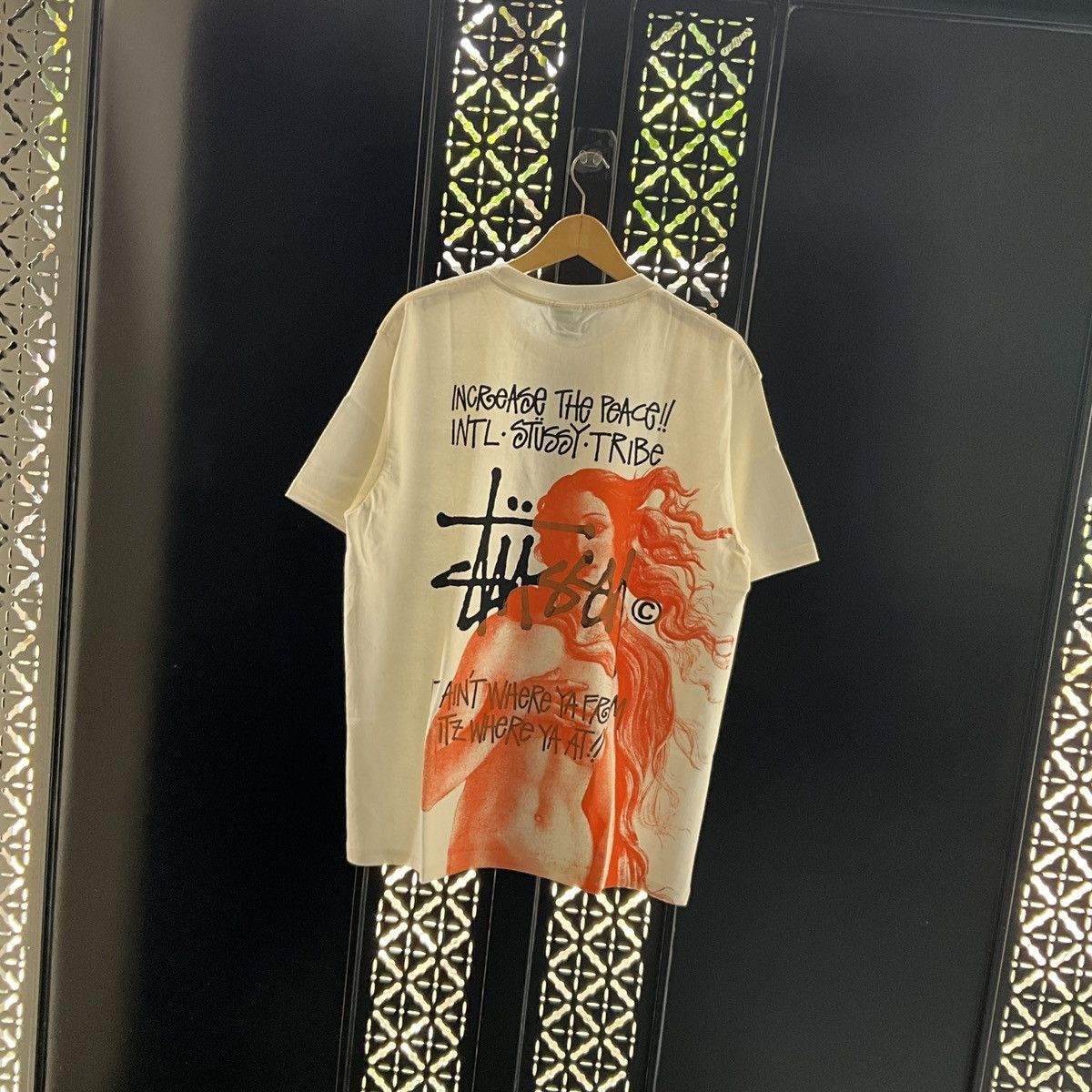 Stussy Stussy tee natural Size US L / EU 52-54 / 3 - 2 Thumbnail