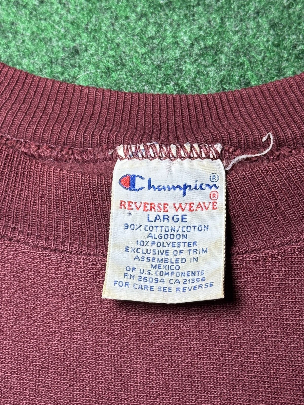 Champion Vtg 90s Harvard Champion Reverse Weave College Sweatshirt Size US L / EU 52-54 / 3 - 3 Thumbnail