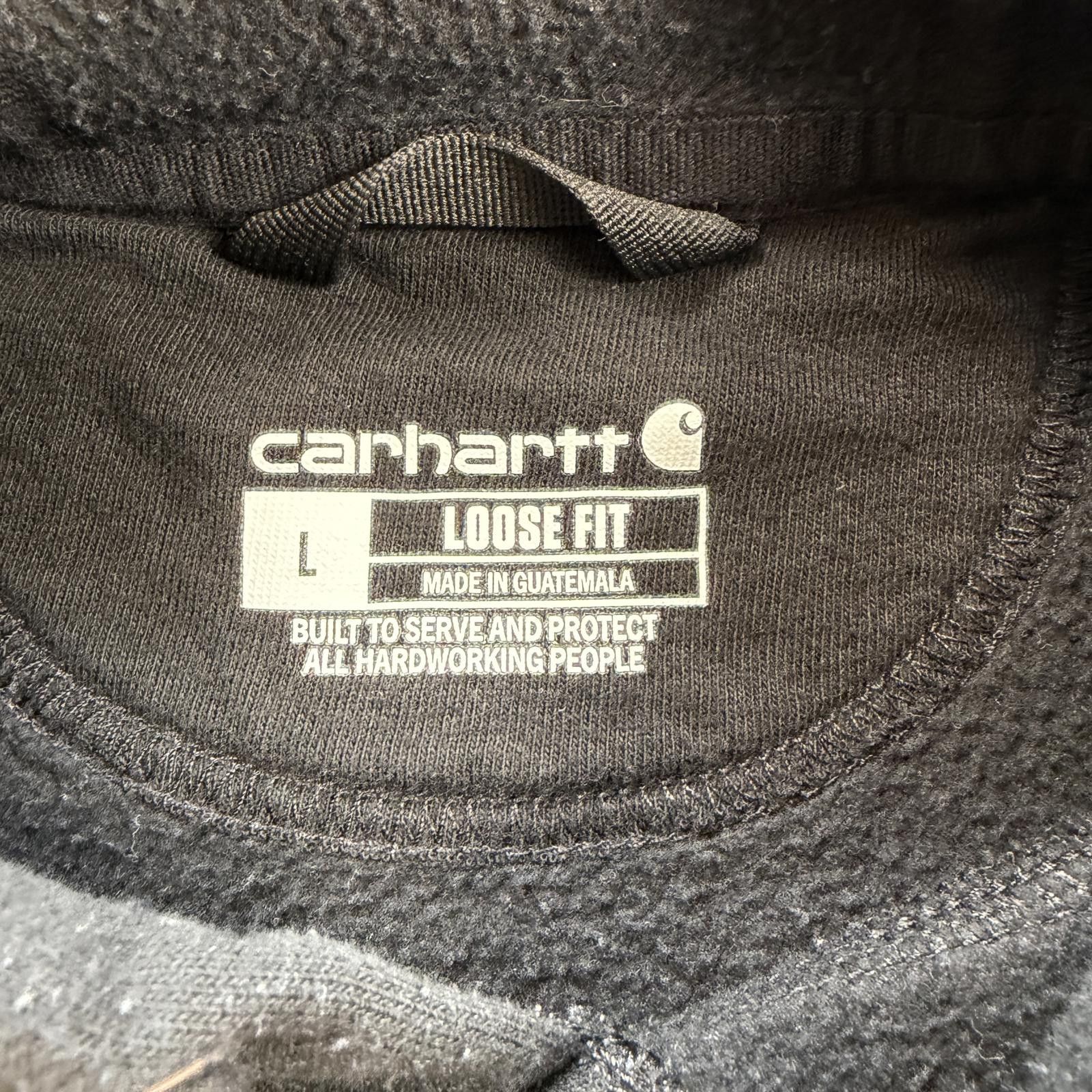 Carhartt Carhartt Black Pullover Hoodie L Loose Fit K288 Sweatshirt Size US L / EU 52-54 / 3 - 4 Thumbnail