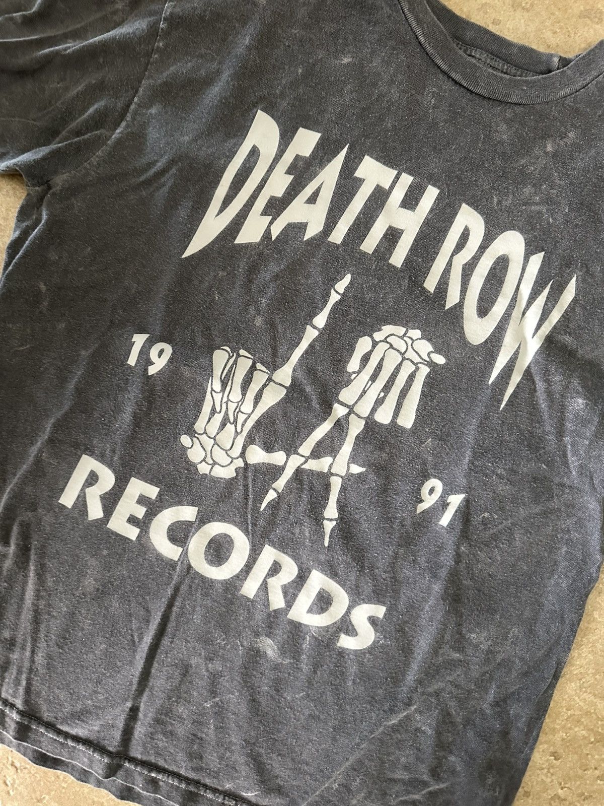 Death Row Records Dark Grey Death Row Records Tee Size US M / EU 48-50 / 2 - 2 Thumbnail