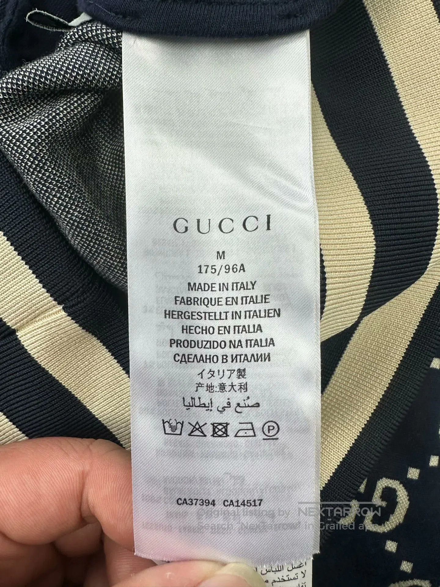 Gucci Guicci Blue All-over Printed Double G Jacquard Zip-up Jack Size US M / EU 48-50 / 2 - 4 Thumbnail
