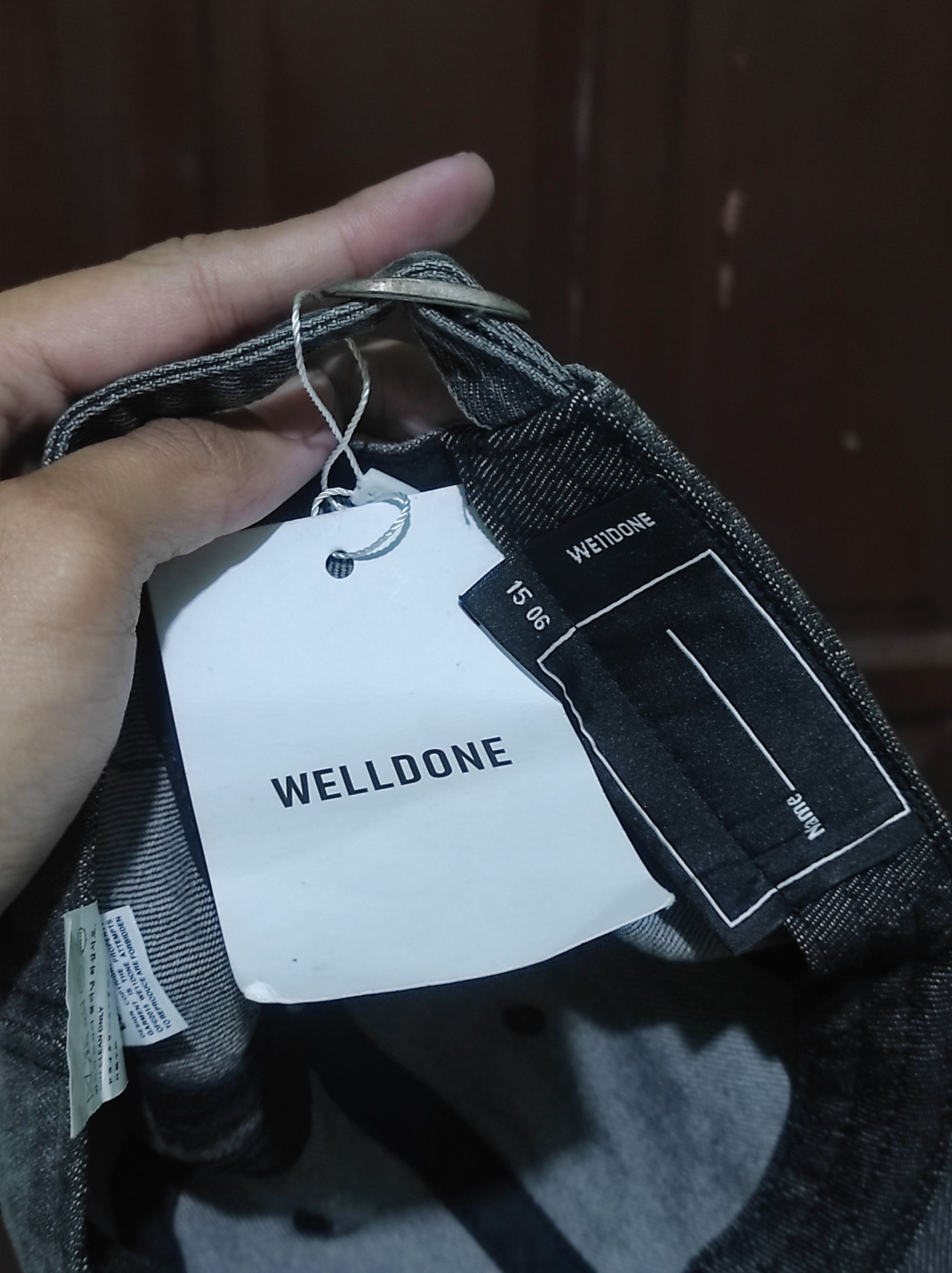 Japanese Brand × WE11DONE We11done/welldone acid washed baseball cap Size ONE SIZE - 6 Thumbnail