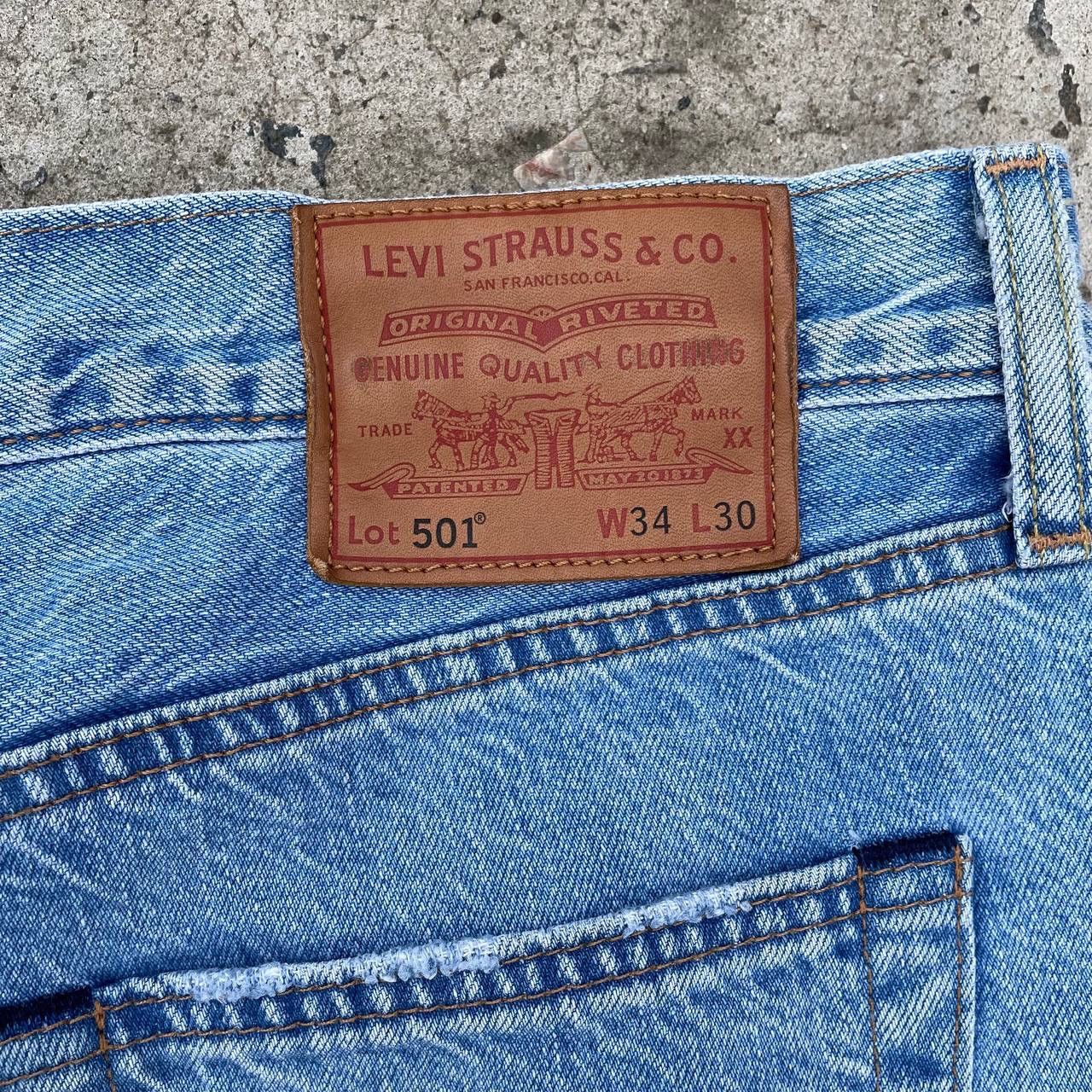 Levi's Vintage Clothing Vintage Levi’s Jeans 501 W34xL30 Y2K 00s USA Size US 34 / EU 50 - 7 Thumbnail