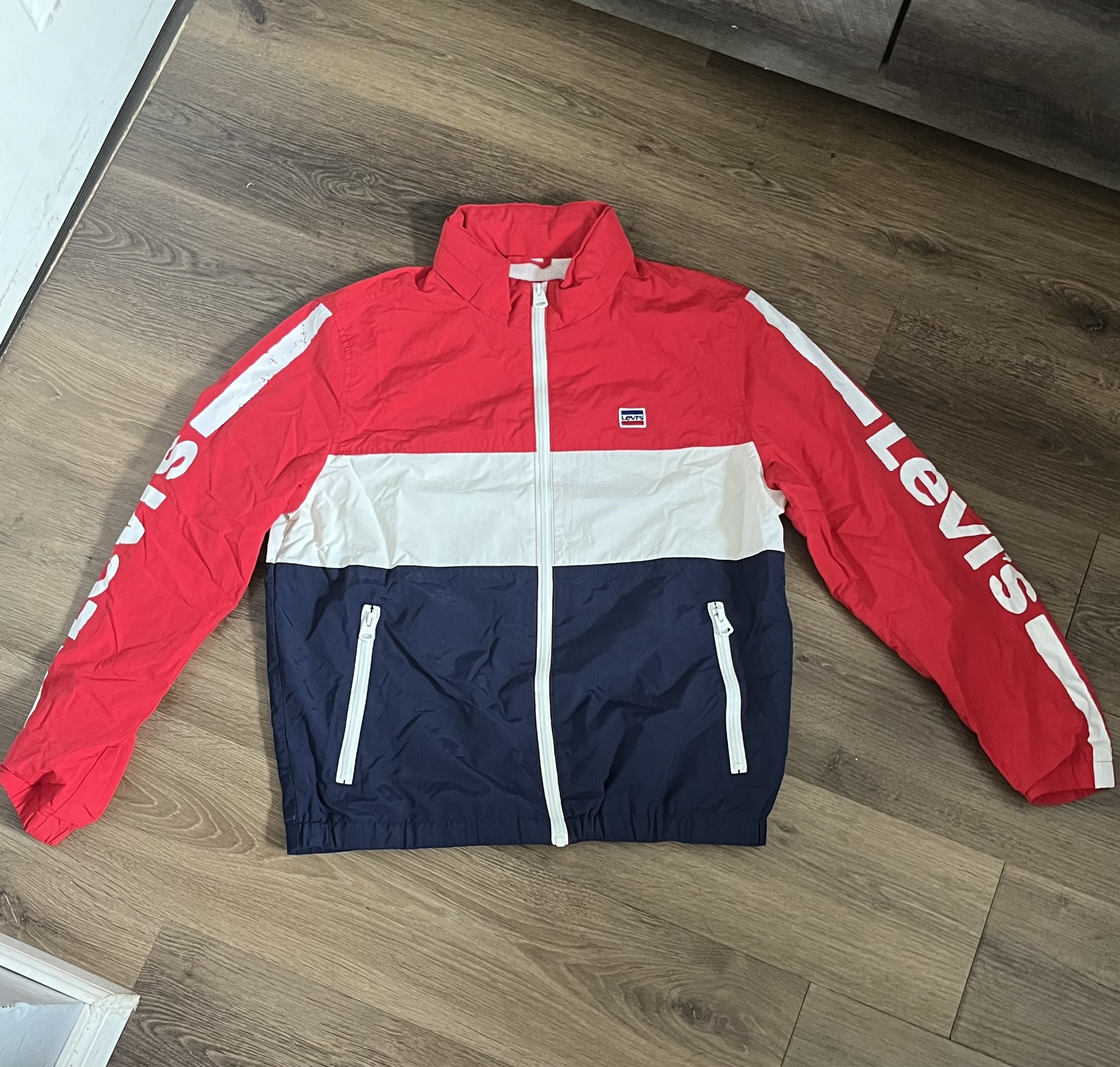 Levi's Vintage Clothing × Vintage Vintage Levis Windbreaker Jacket Size US M / EU 48-50 / 2 - 2 Thumbnail