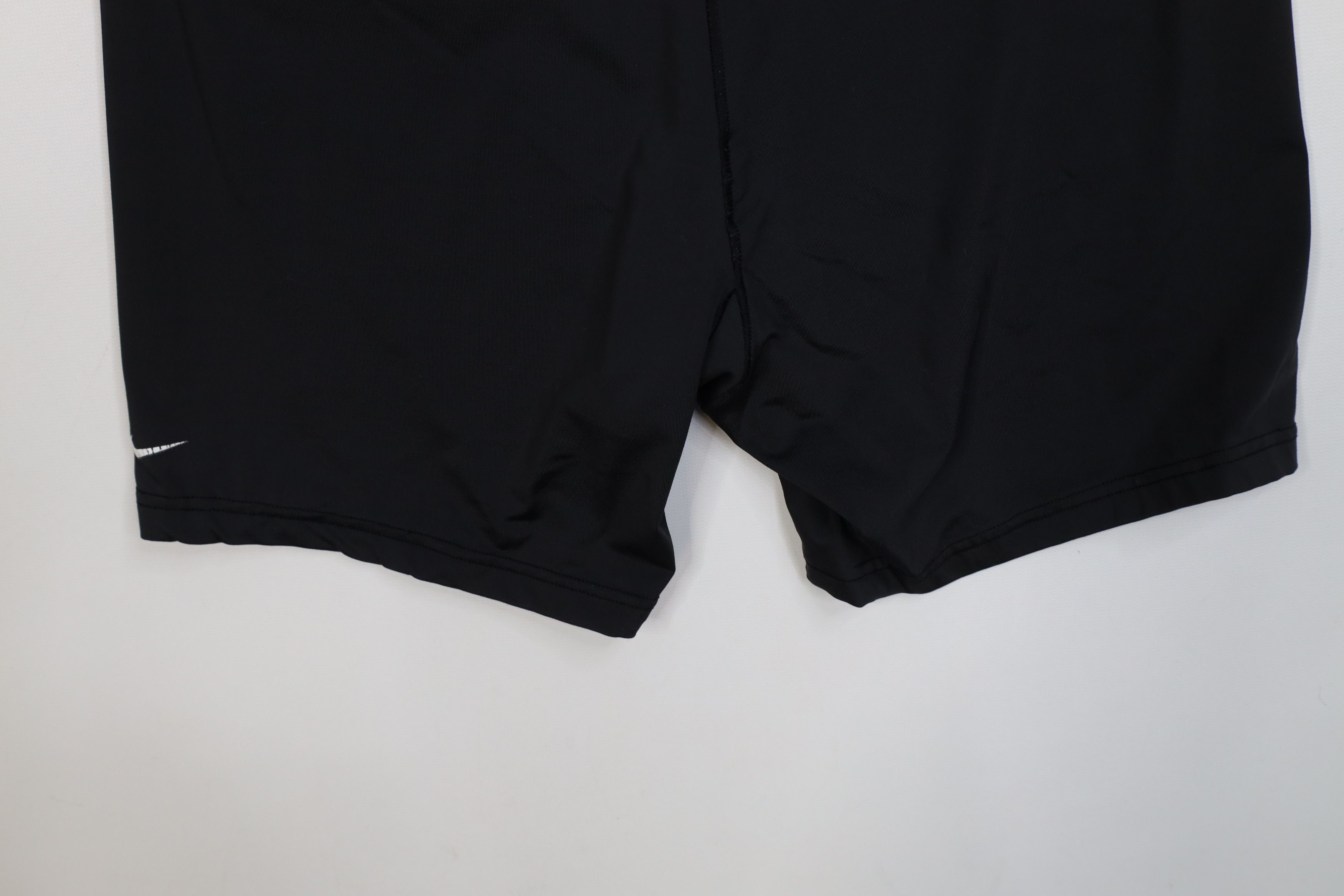 Nike Vintage Y2K Nike Mini Swoosh Spandex Shorts Booty Black Size 26" / US 2 / IT 38 - 11 Thumbnail
