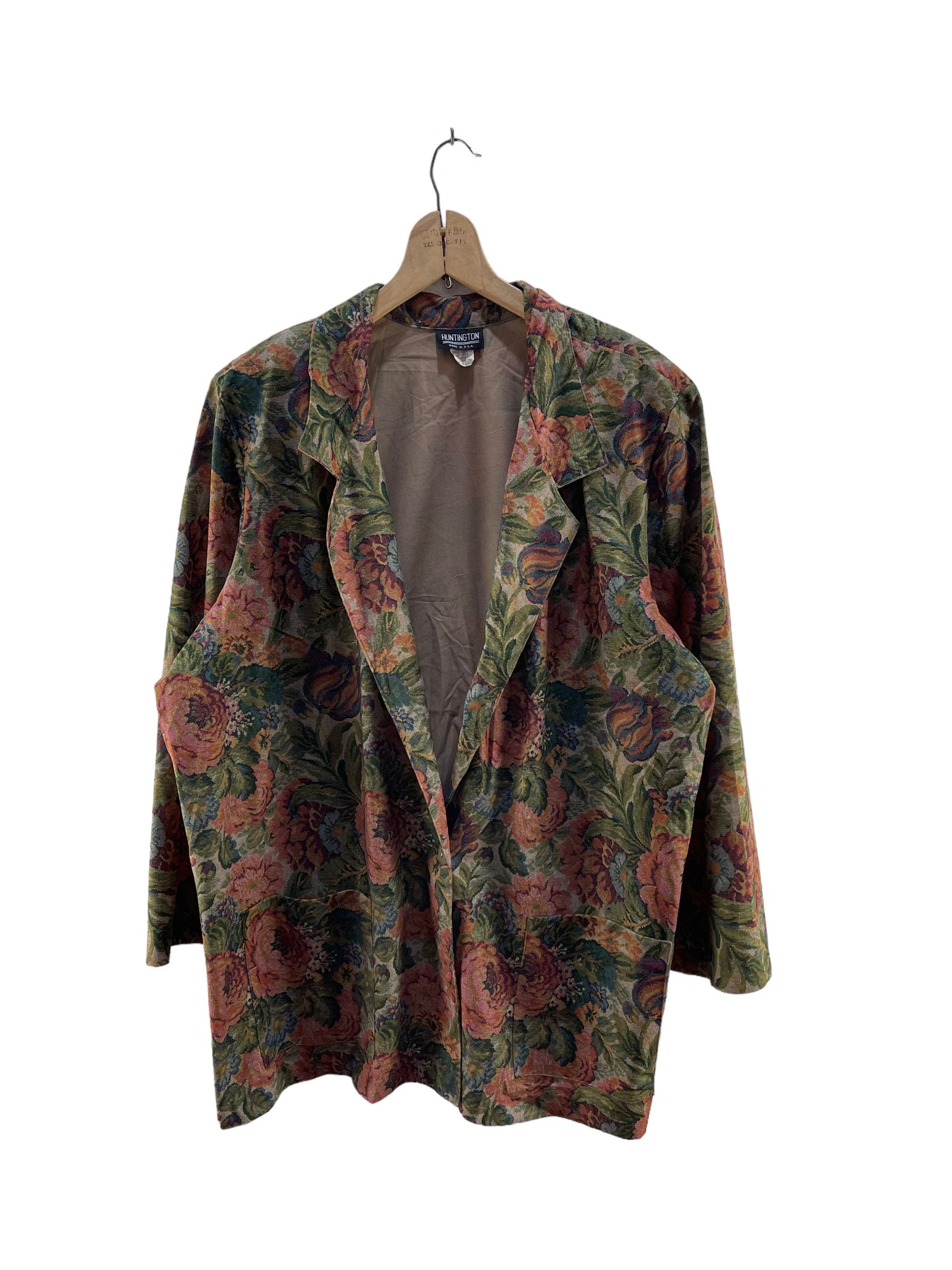 Huntington Vintage Huntington Floral Print Jacket Size US XL / EU 56 / 4 - 1 Thumbnail