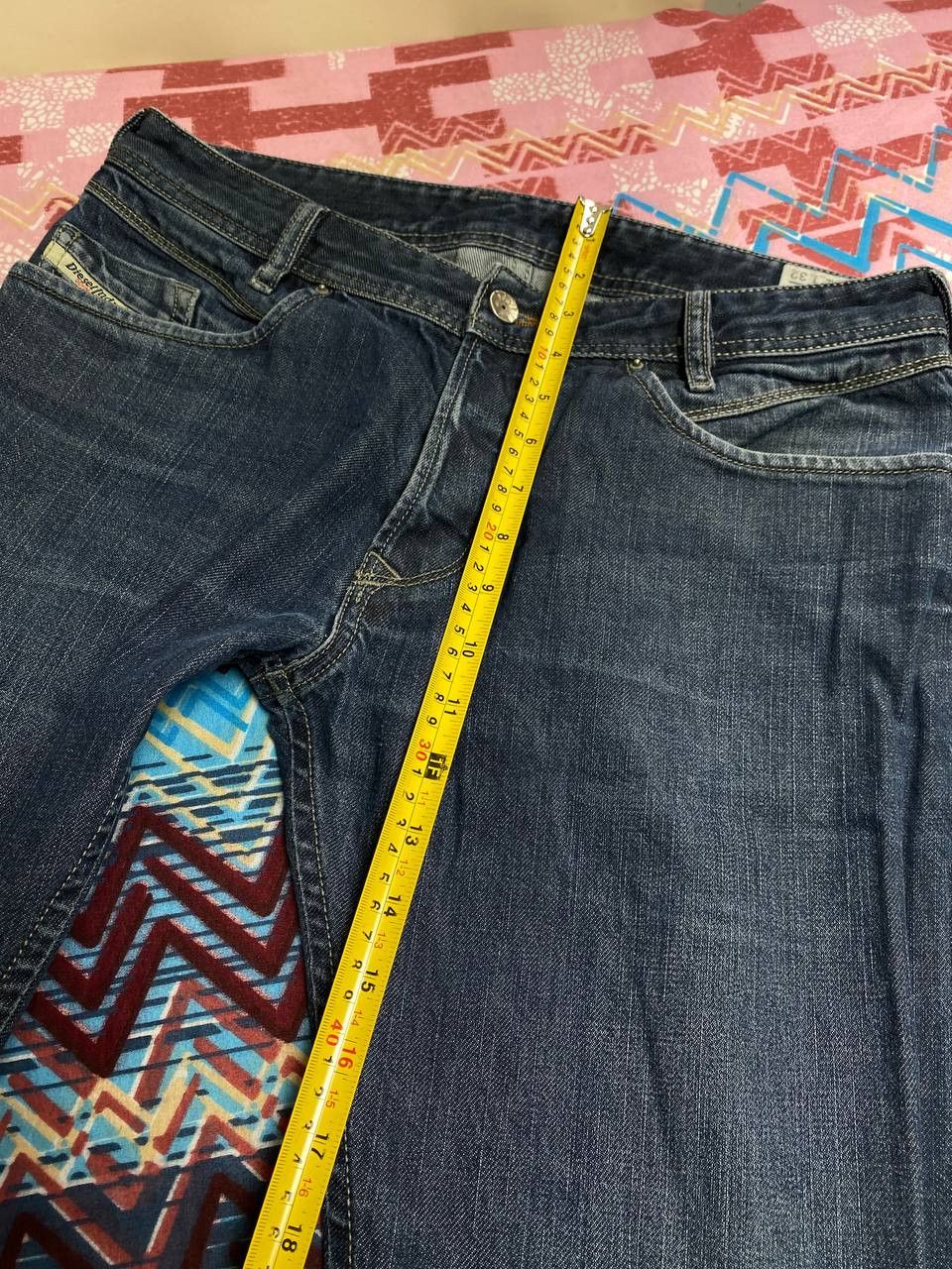 Diesel × Jean Vintage Diesel POIAK Industry Faded Jeans Pants Denim Size US 31 - 17 Thumbnail