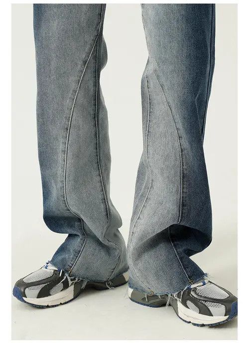 Other Men's tie-dye gradient flared casual jeans Size US 32 / EU 48 - 5 Thumbnail