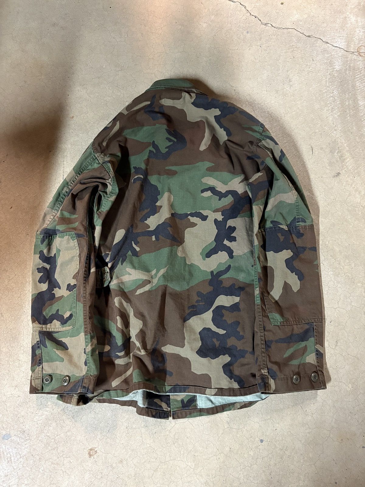 Other Vintage 90s US Military Army Woodland Camo BDU Jacket Green Size US M / EU 48-50 / 2 - 3 Thumbnail