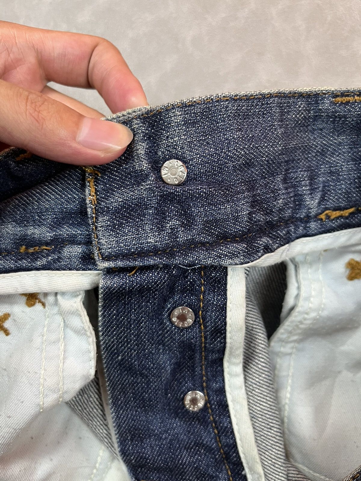 Dolce & Gabbana Vtg Dolce Gabbana side logo denim pants Size US 30 / EU 46 - 9 Thumbnail