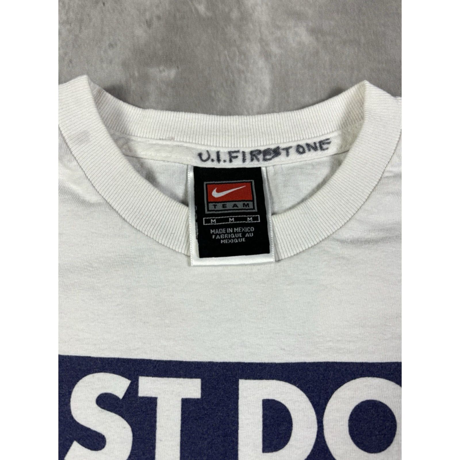 Nike VINTAGE Nike Penn State Just Do It T Shirt Center Swoosh size M Size US M / EU 48-50 / 2 - 3 Thumbnail