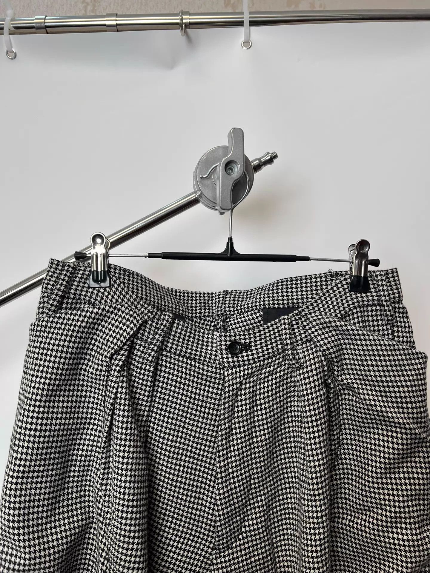 Sulvam Sulvam 20aw Check Wool Back Special Cut Pants M Size 27" / US 4 / IT 40 - 3 Thumbnail