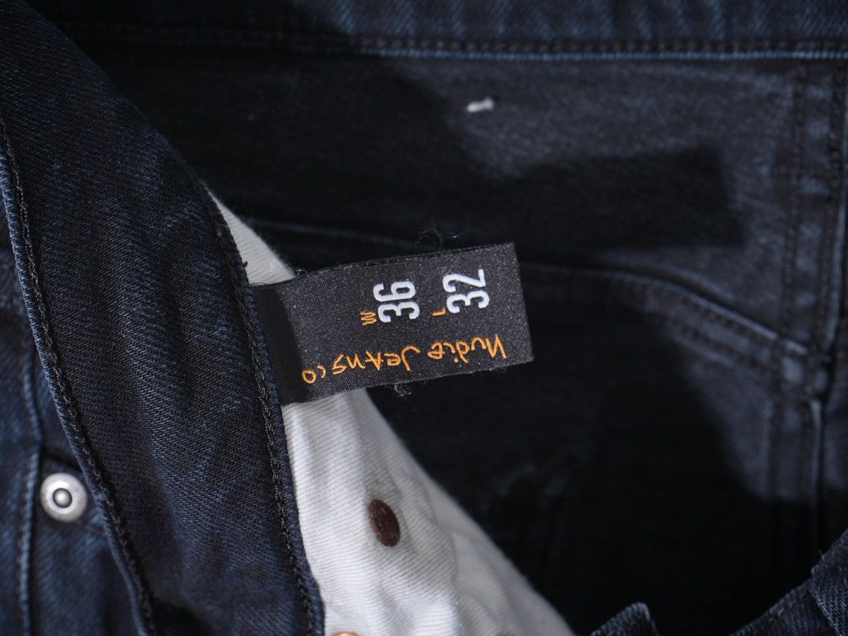 Japanese Brand Nudie Jeans grim tim black ring jeans denim fits w34 Size US 36 / EU 52 - 7 Thumbnail