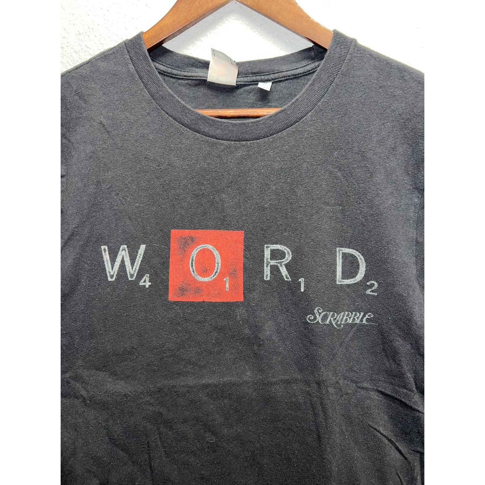 Junk Food Scrabble Word Shirt Junk Food Gray Board Game Gray Tee Small Size US S / EU 44-46 / 1 - 2 Thumbnail