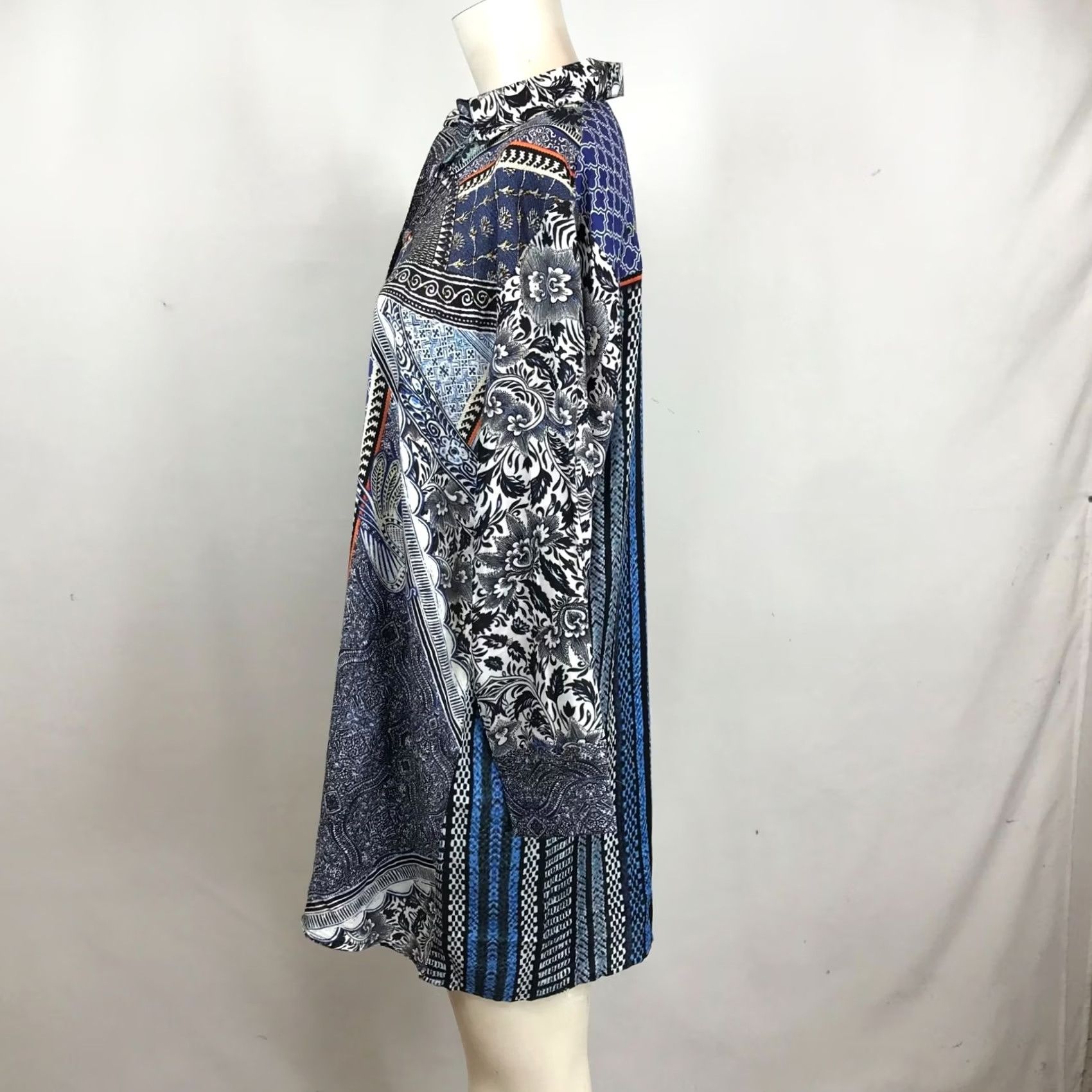 Vintage SAKKAS SHIRT Women 2XL Black Long Sleeve Collared Art To Wear Shirt Size XXL / US 16-18 / IT 52-54 - 6 Thumbnail