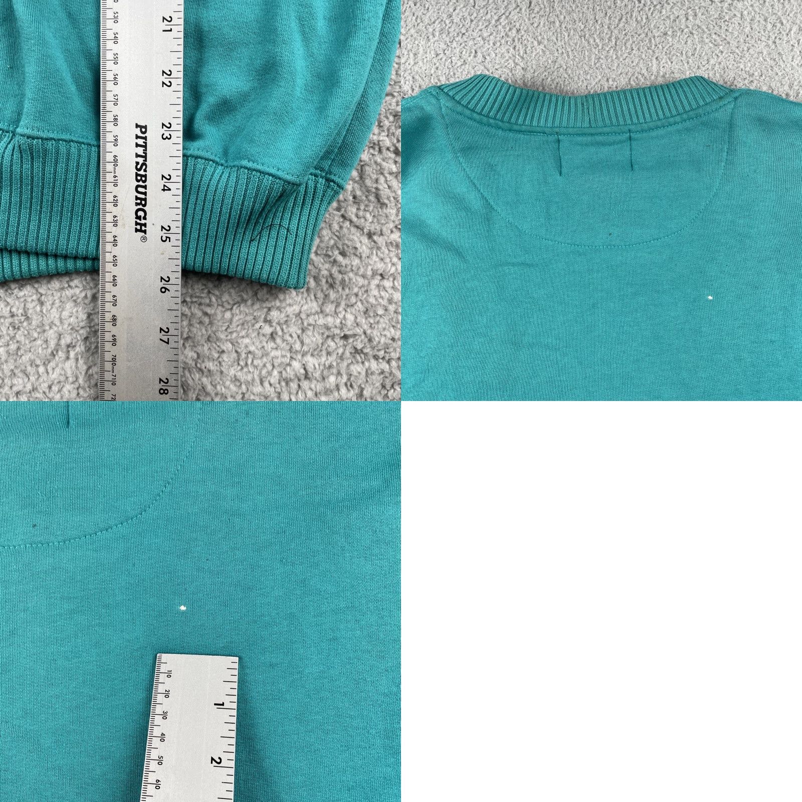 Vintage VINTAGE Saugatuck Dry goods Company XL Sweater Turquoise Teal Blue Cotton Blend Cardigan Men XL Blue 90s 80s Northeast Size US XL / EU 56 / 4 - 10 Thumbnail
