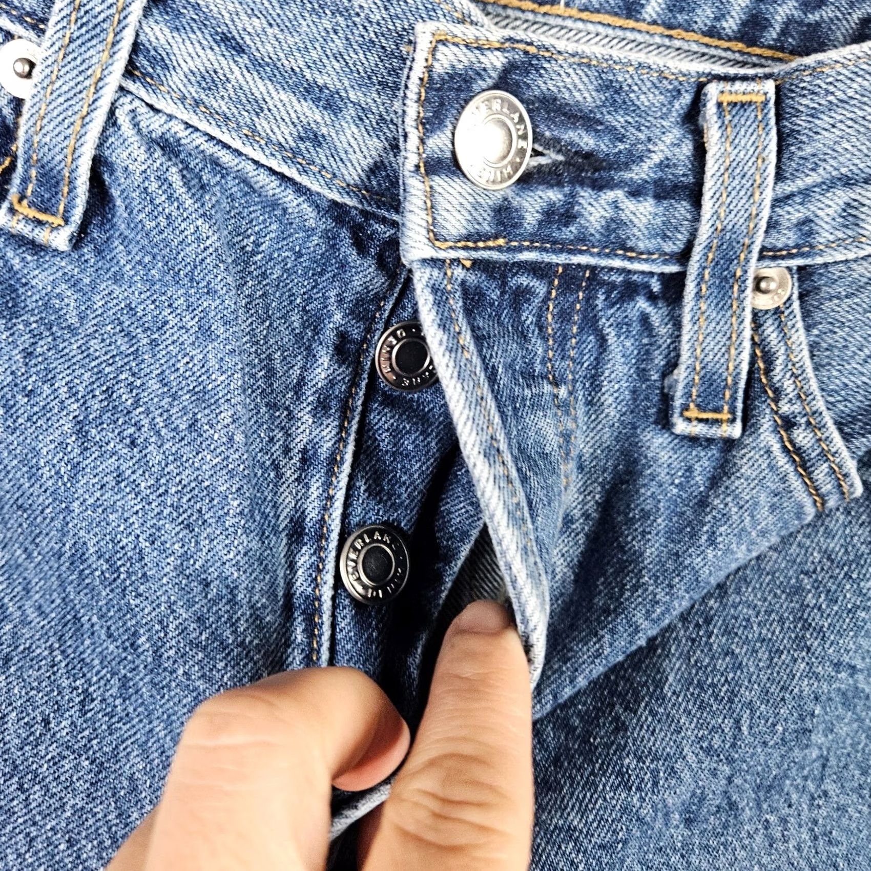Everlane Everlane Jeans The 90s Cheeky Northridge Organic Cotton Ankle Size 25 Blue Regular 90s Womens Jeans Size 42" / US 20 - 7 Thumbnail