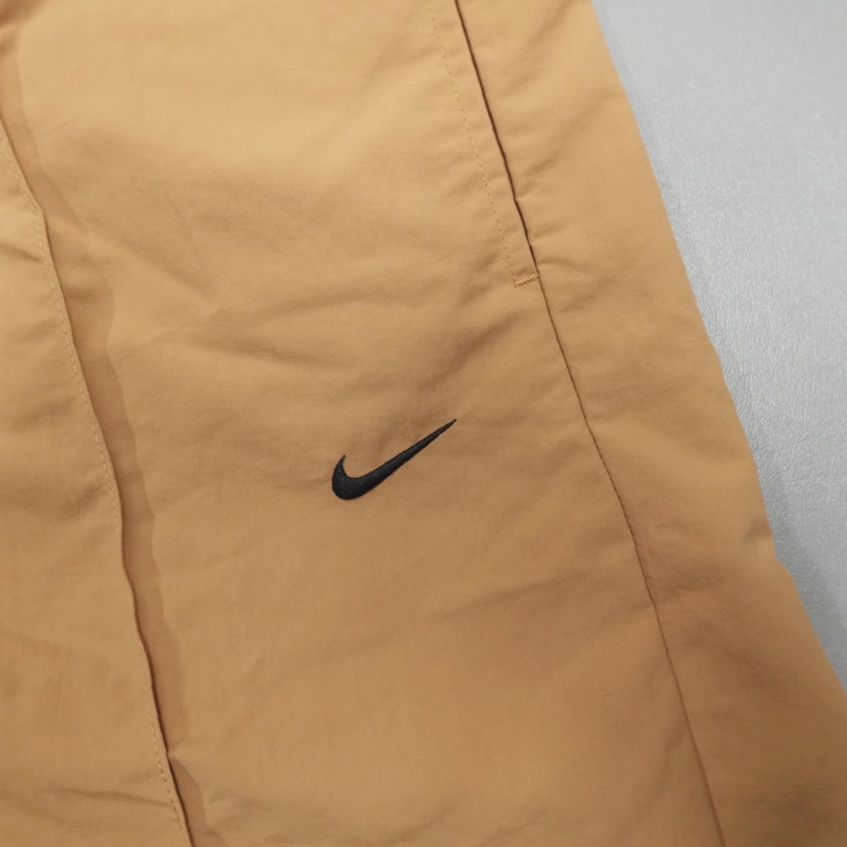 Nike Nike Sportswear Everything Wovens Mid-Rise Baggy Pants Women's M Tan Wide-Leg Knit? Size 32" / US 10 / IT 46 - 2 Thumbnail