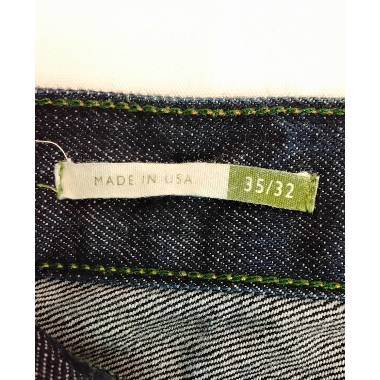 Sid Mashburn Sid Mashburn Men's Jeans Size 35x32 Dark Wash Button Fly USA Size US 35 - 11 Thumbnail