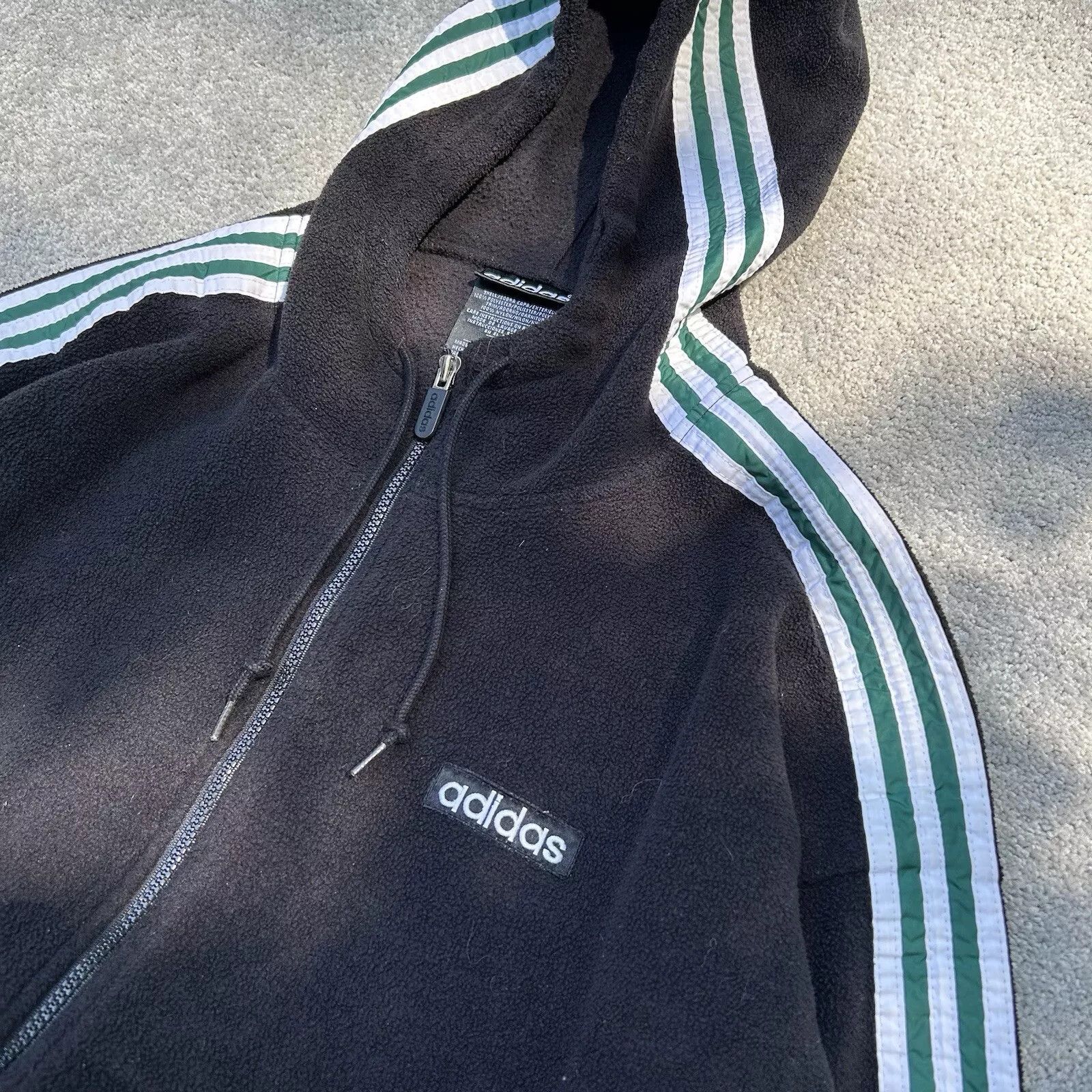 Adidas Vintage Adidas Hoodie Adult Extra Large Fleece Size US M / EU 48-50 / 2 - 3 Thumbnail