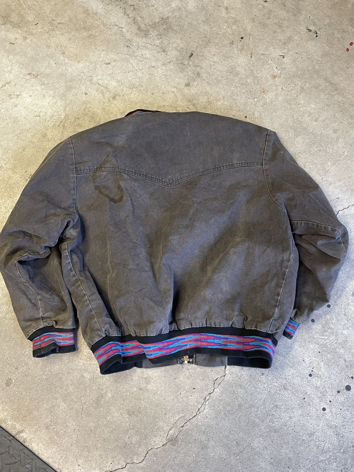 Carhartt × Vintage Vintage 1980s Saddle King Western Western Workwear Jacket Size US L / EU 52-54 / 3 - 4 Thumbnail