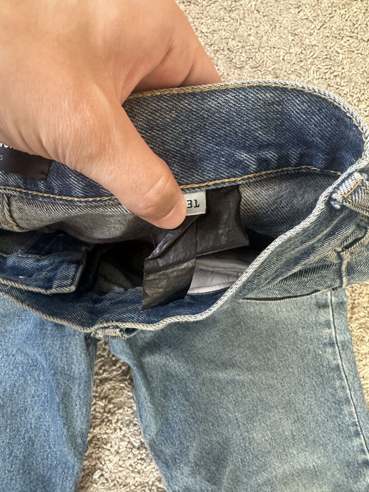 Balenciaga Balenciaga straight cut denim FW17 Size US 31 - 8 Thumbnail