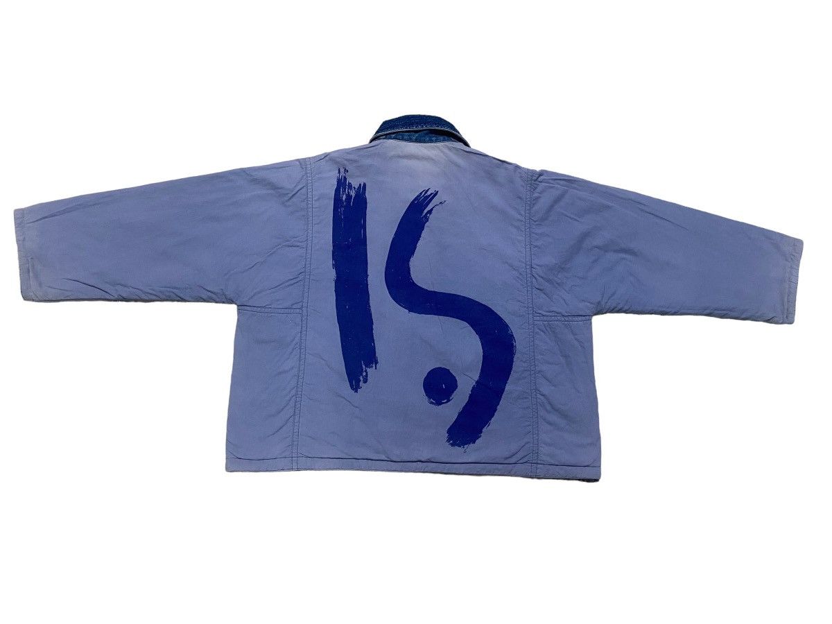 Issey Miyake 80s ISSEY MIYAKE Sashiko Kendo Denim Jacket Reversible Size US M / EU 48-50 / 2 - 4 Thumbnail