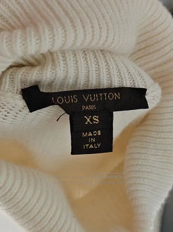 Louis Vuitton Louis Vuitton Winter Cream Cashmere Knit Sweater . Size XS / US 0-2 / IT 36-38 - 4 Thumbnail