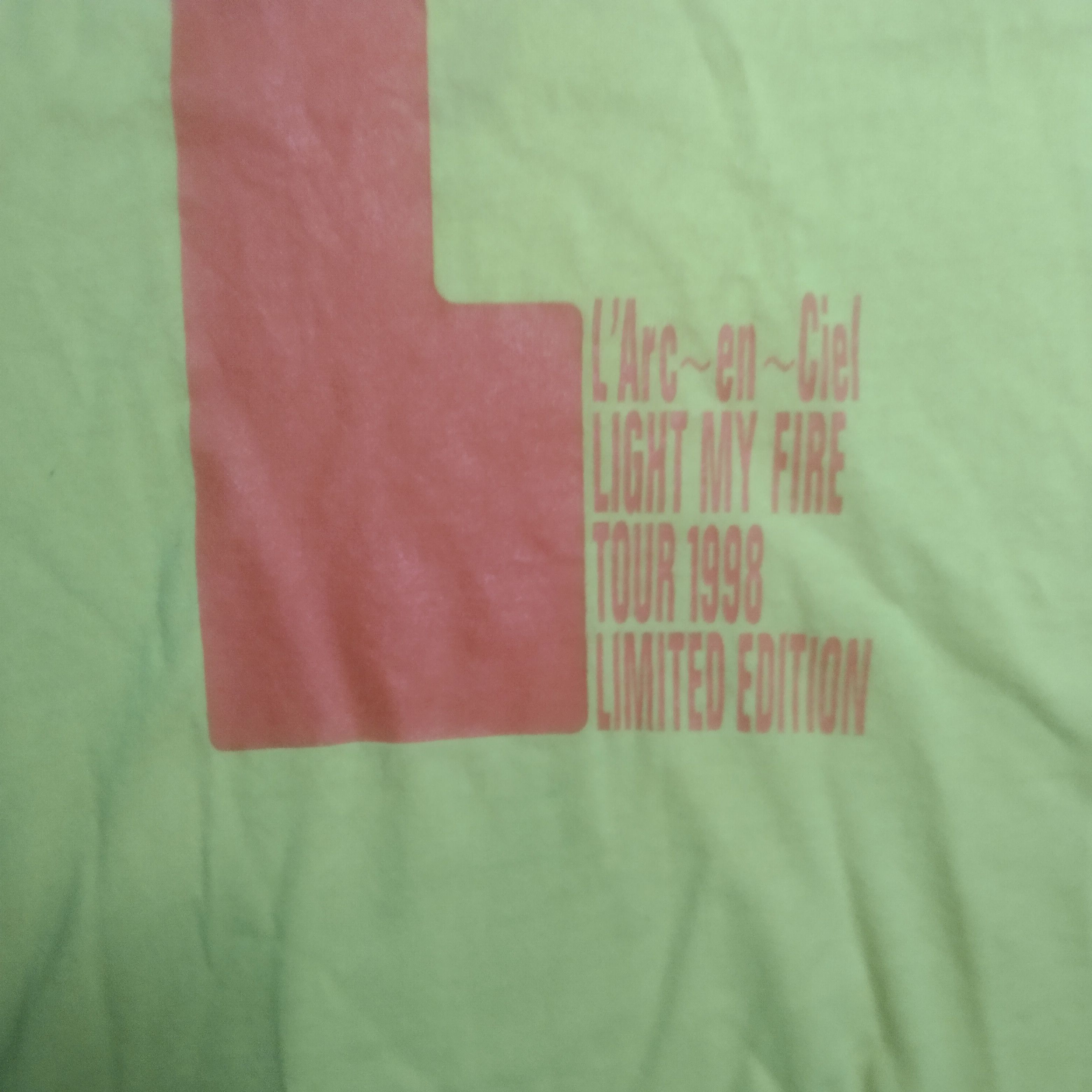 Band Tees × Fruit Of The Loom × Vintage L'arc En Ciel tour 1998 limited edition tee Size US M / EU 48-50 / 2 - 5 Thumbnail