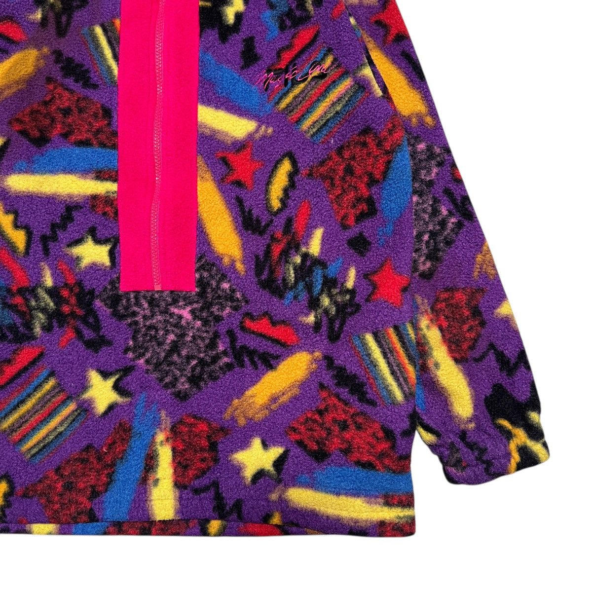Fila Vintage Fila Magic Line Printed Fleece Anorak Jumper Jacket Size US S / EU 44-46 / 1 - 8 Thumbnail