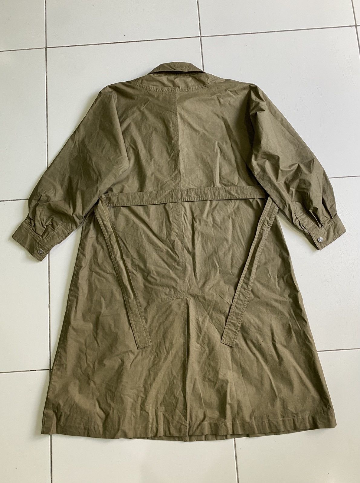 Yves Saint Laurent Vintage 80s Yves Saint Laurent Linen Long Men Jacket Size US M / EU 48-50 / 2 - 2 Thumbnail