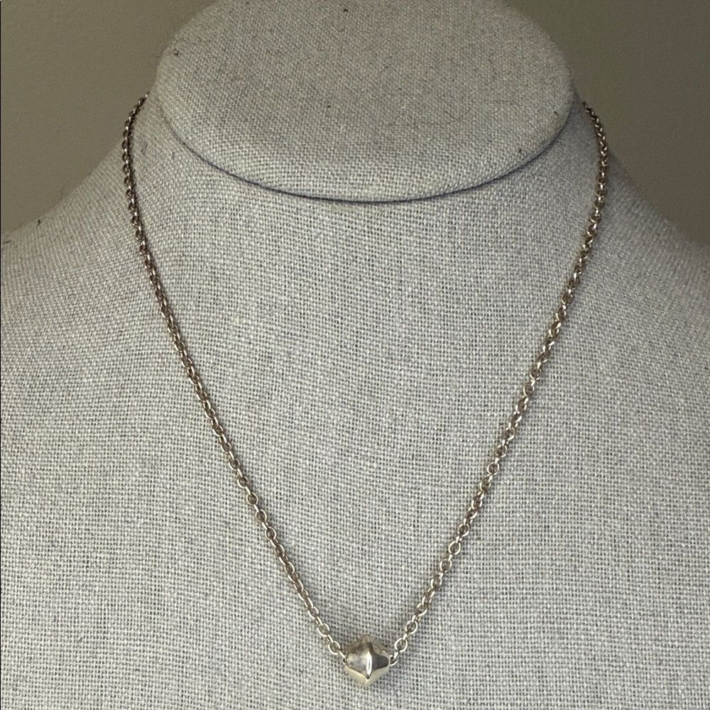 Tiffany & Co. Tiffany & Co. Sterling Silver Barrel Necklace, 16in, Hallma Size ONE SIZE - 1 Thumbnail