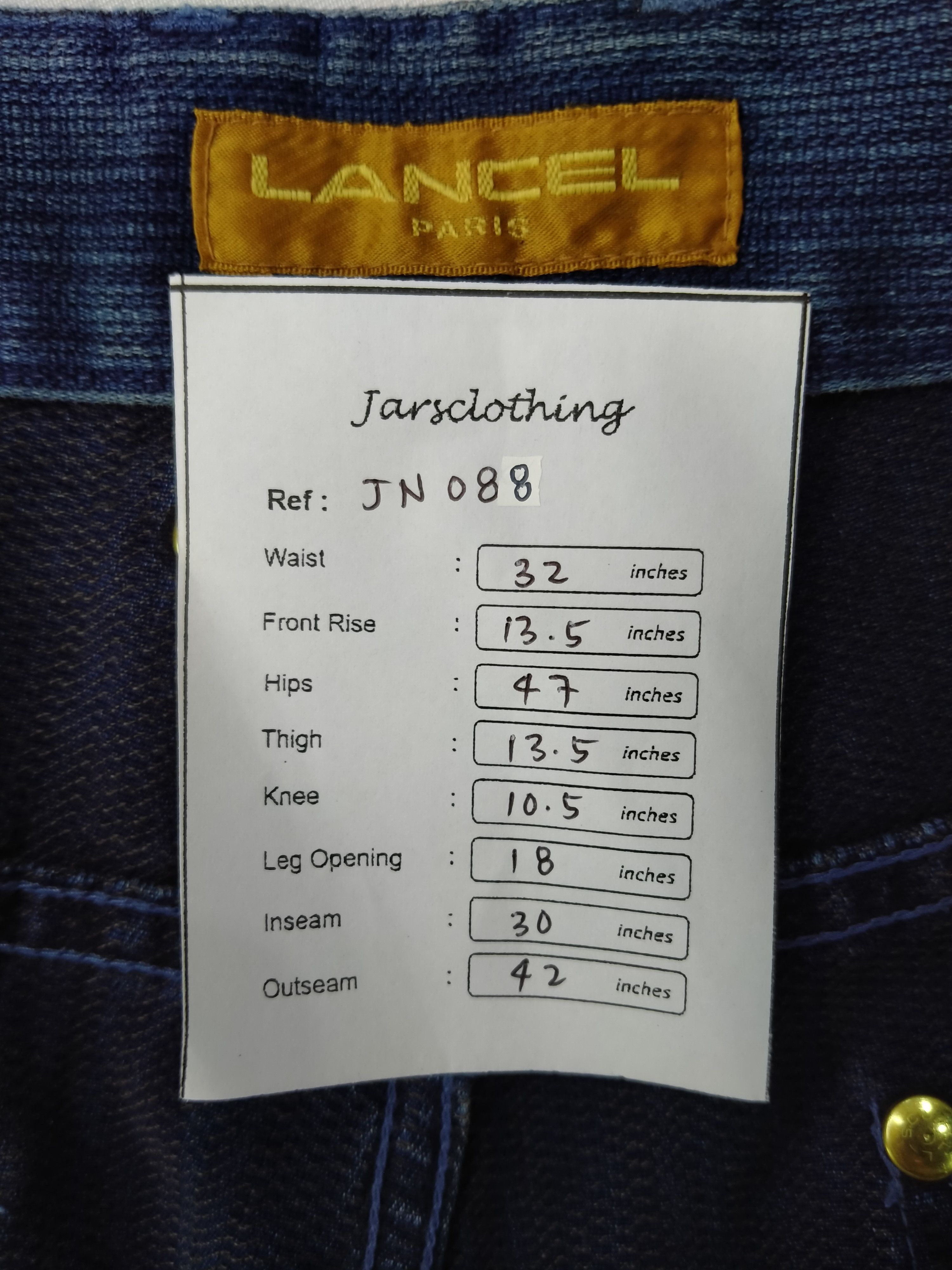 Japanese Brand Lancel Japanese Brand Embroidery Denim 32x30 -JN088 Size US 32 / EU 48 - 7 Thumbnail