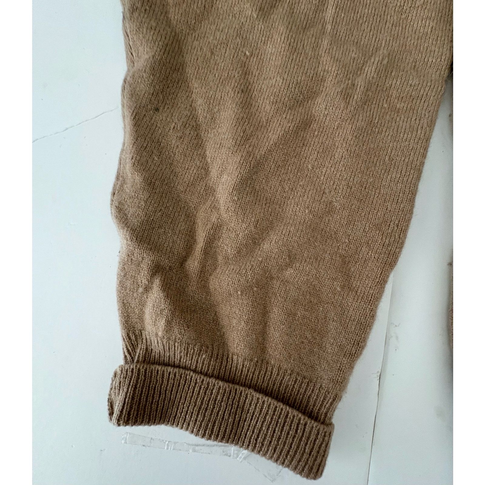 Raffi Raffi men’s cashmere Crewneck xl wool beige Size US XL / EU 56 / 4 - 7 Thumbnail