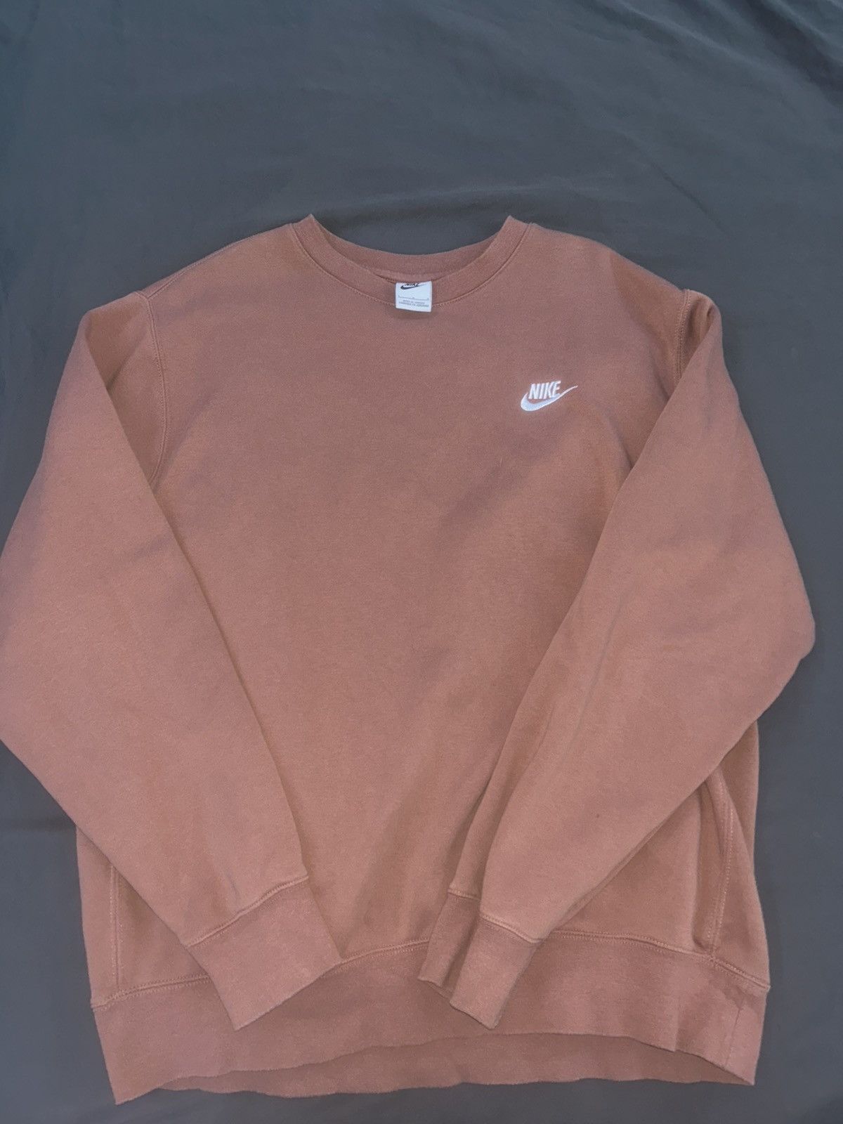 Nike × Vintage Vintage Nike Crewneck Sienna Brown Size US L / EU 52-54 / 3 - 1 Thumbnail