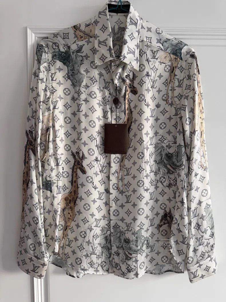 Louis Vuitton Louis Vuitton Mulberry silk shirt Size US M / EU 48-50 / 2 - 1 Thumbnail