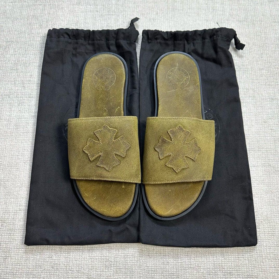 Chrome Hearts Chrome Hearts Army Green Slipper size 42 Size US 9 / EU 42 - 1 Thumbnail