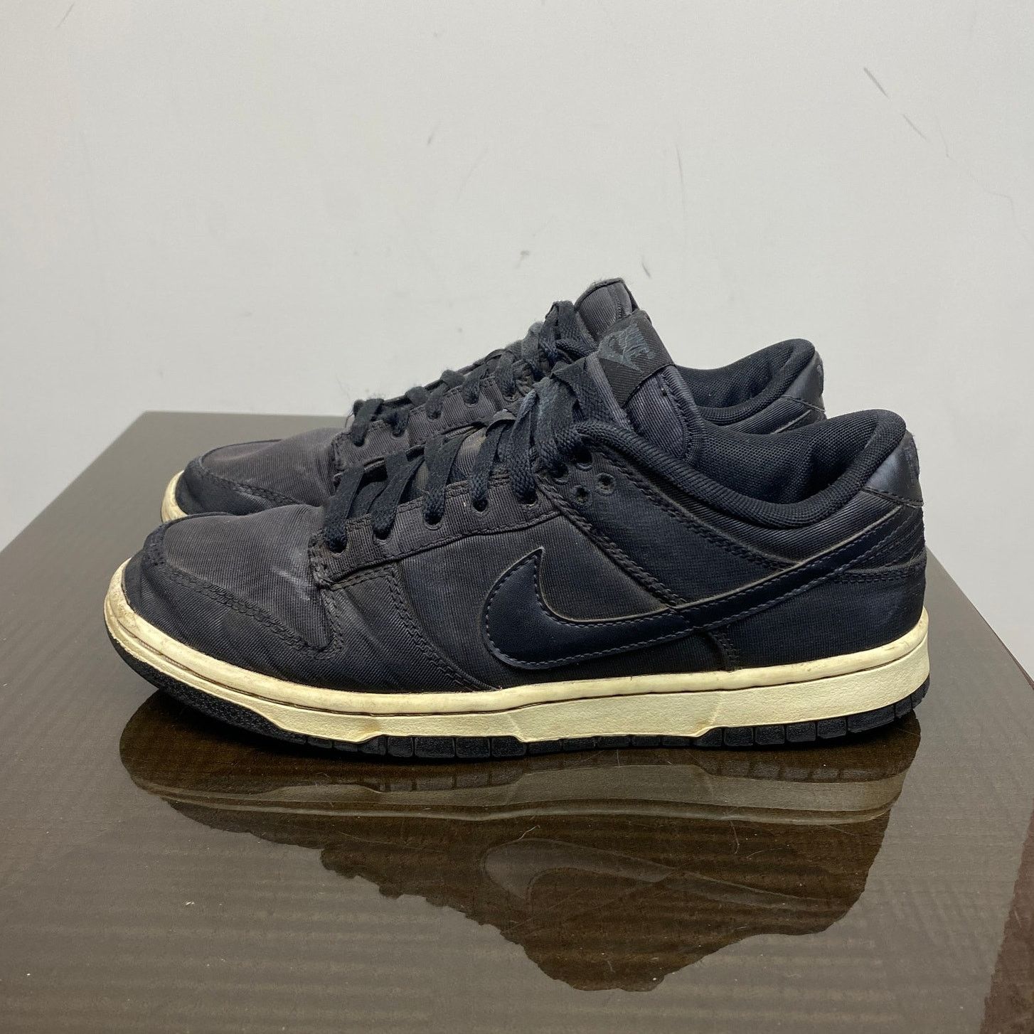 Nike Nike Dunk Low Black Canvas Sneakers Shoes Men's 8 Streetwear Size US 8 / EU 41 - 5 Thumbnail