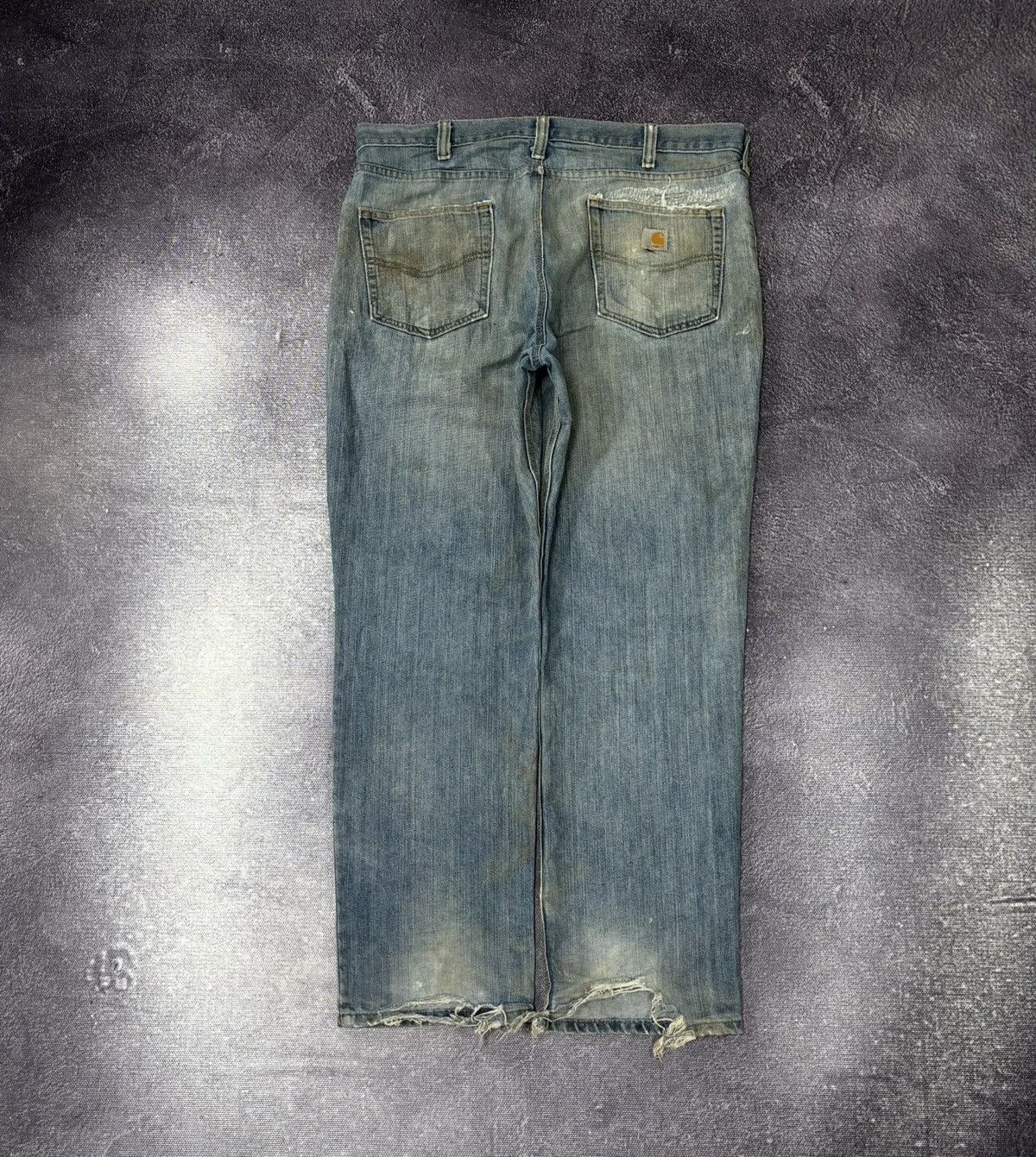 Carhartt Vintage Carhartt Workwear Y2K Faded Hype Denim Baggy Jeans Size US 38 / EU 54 - 1 Thumbnail