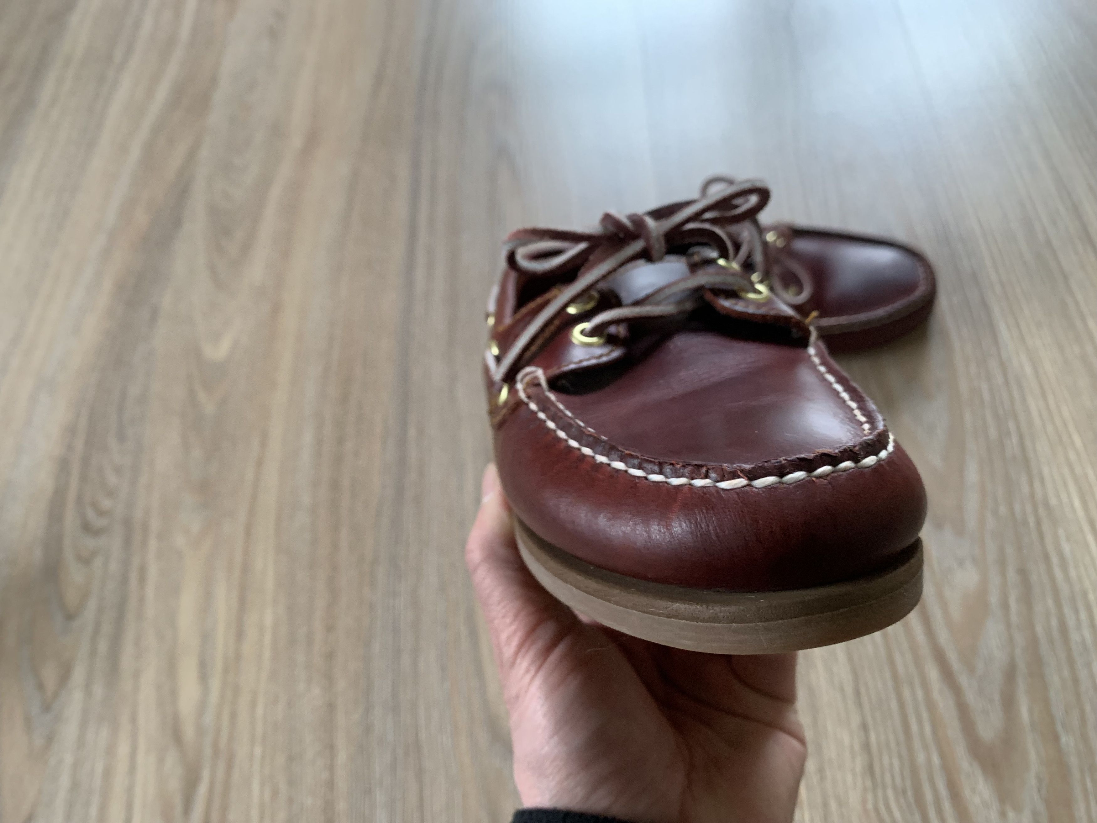 Timberland Womens Timberland Classic 2-Eye Boat Shoes Size US 5.5 / IT 35.5 - 3 Thumbnail