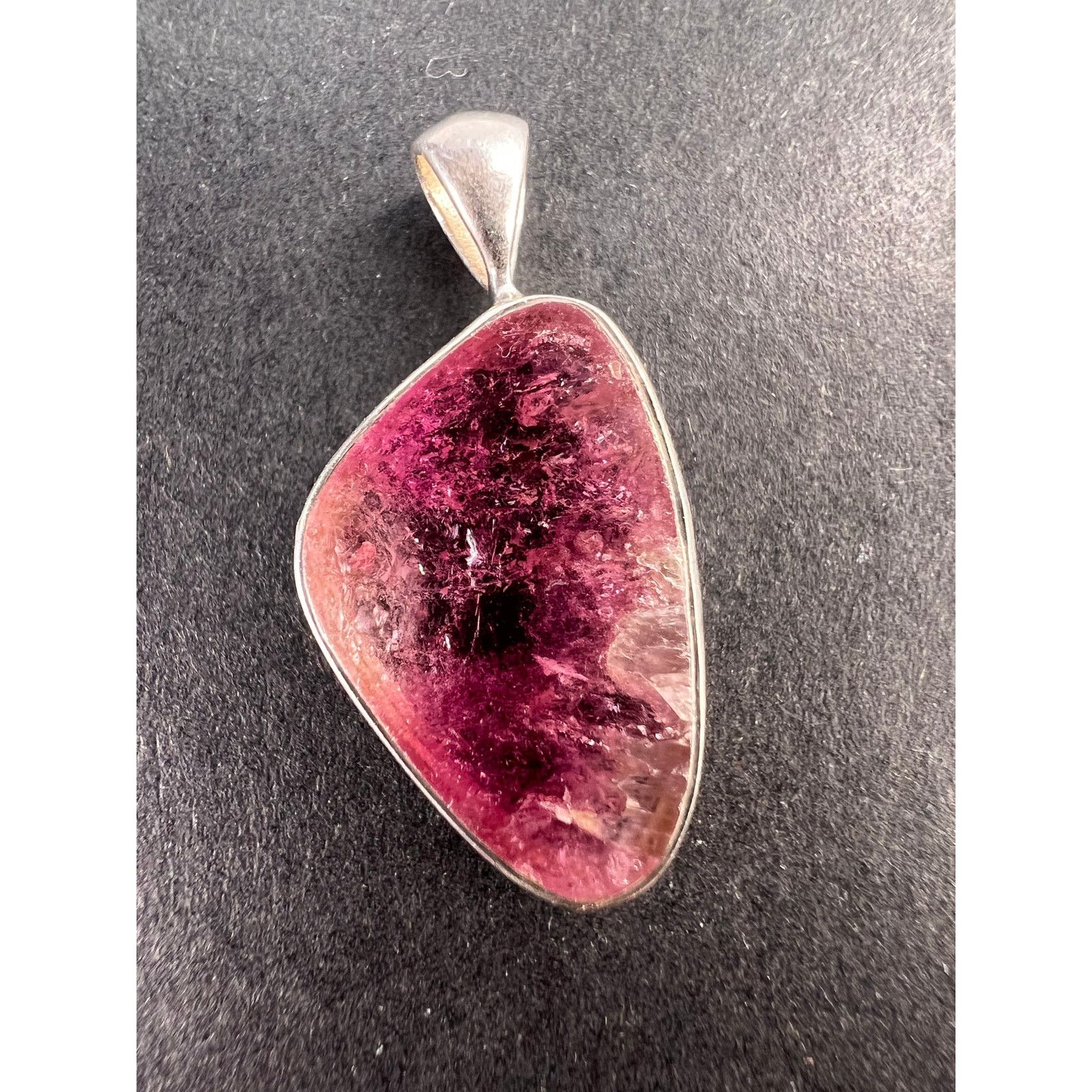 Other NEW Bi color pink tourmaline 925 pendant 1.94 grams Size ONE SIZE - 2 Thumbnail