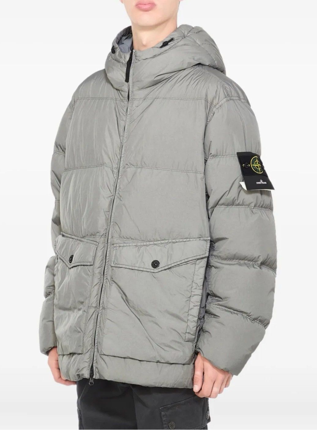 Stone Island Stone Island Jacket GIUBBOTTO VERA PIUMA RDS 059 Grey Size US XL / EU 56 / 4 - 9 Thumbnail