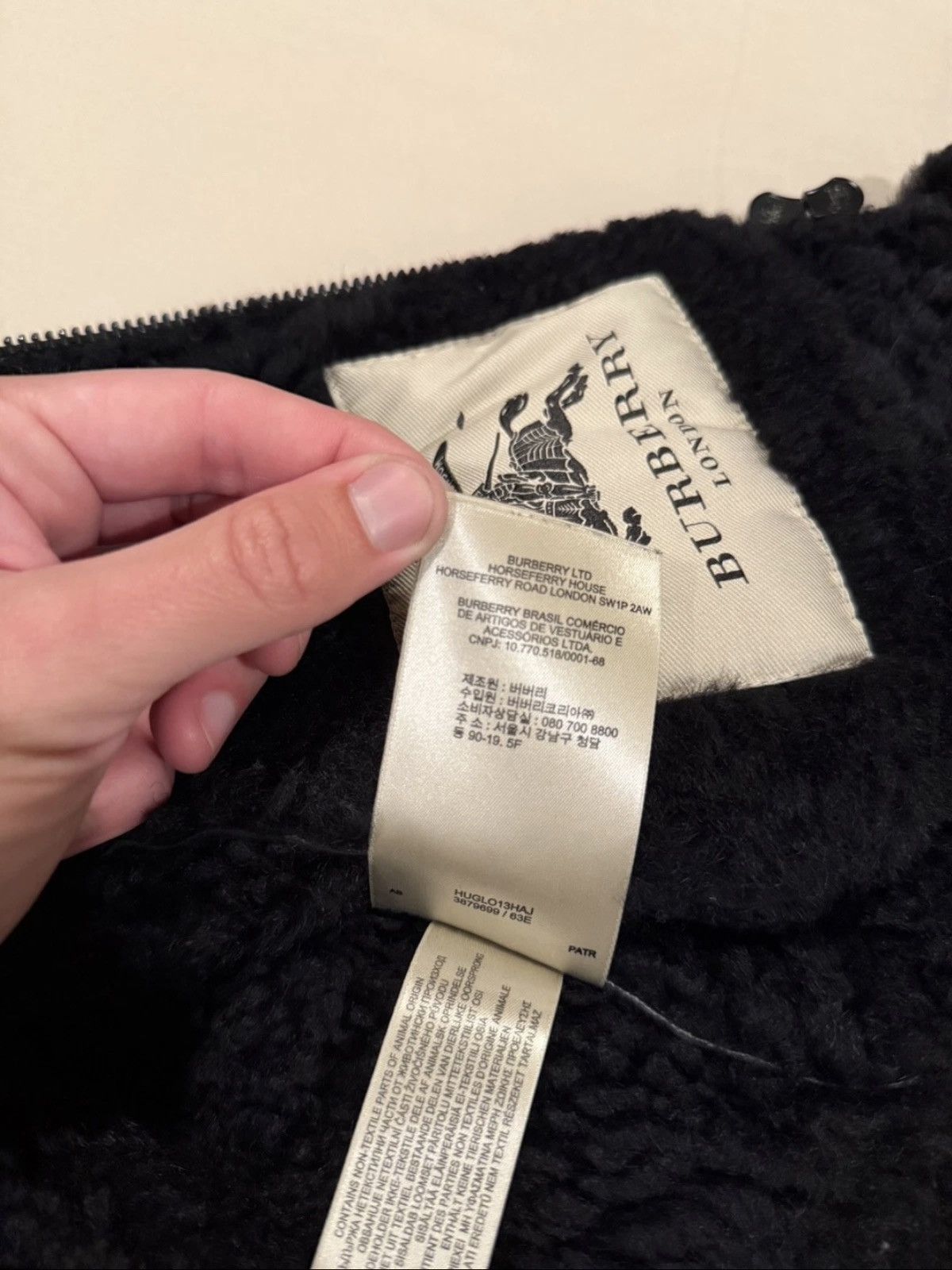 Burberry Prorsum Burberry Prorsum Shearling Biker Jacket Black Size S / US 4 / IT 40 - 15 Thumbnail