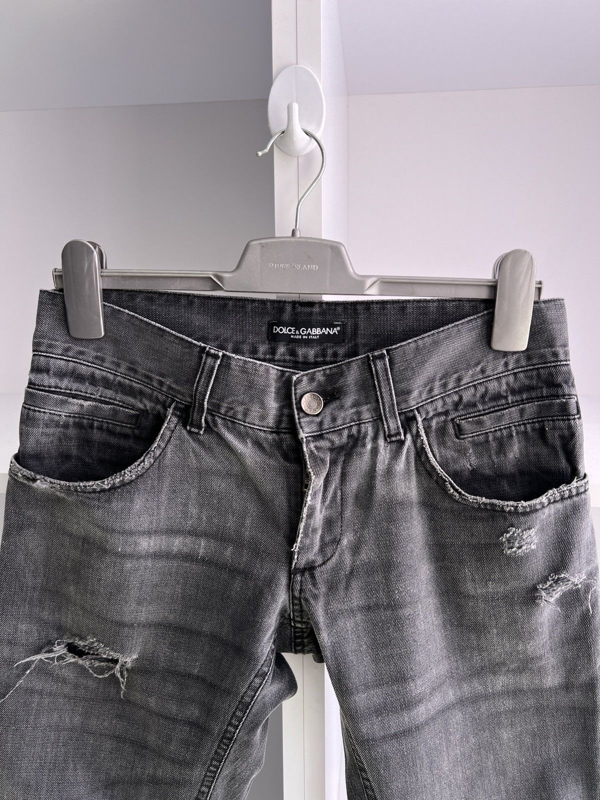 Dolce & Gabbana × Vintage Vintage Dolce Gabbana Black Archival Y2K pants Size US 32 / EU 48 - 9 Thumbnail