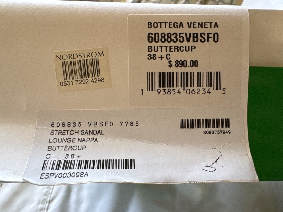 Bottega Veneta Stretch sandal butter cup Size US 8.5 / IT 38.5 - 4 Thumbnail