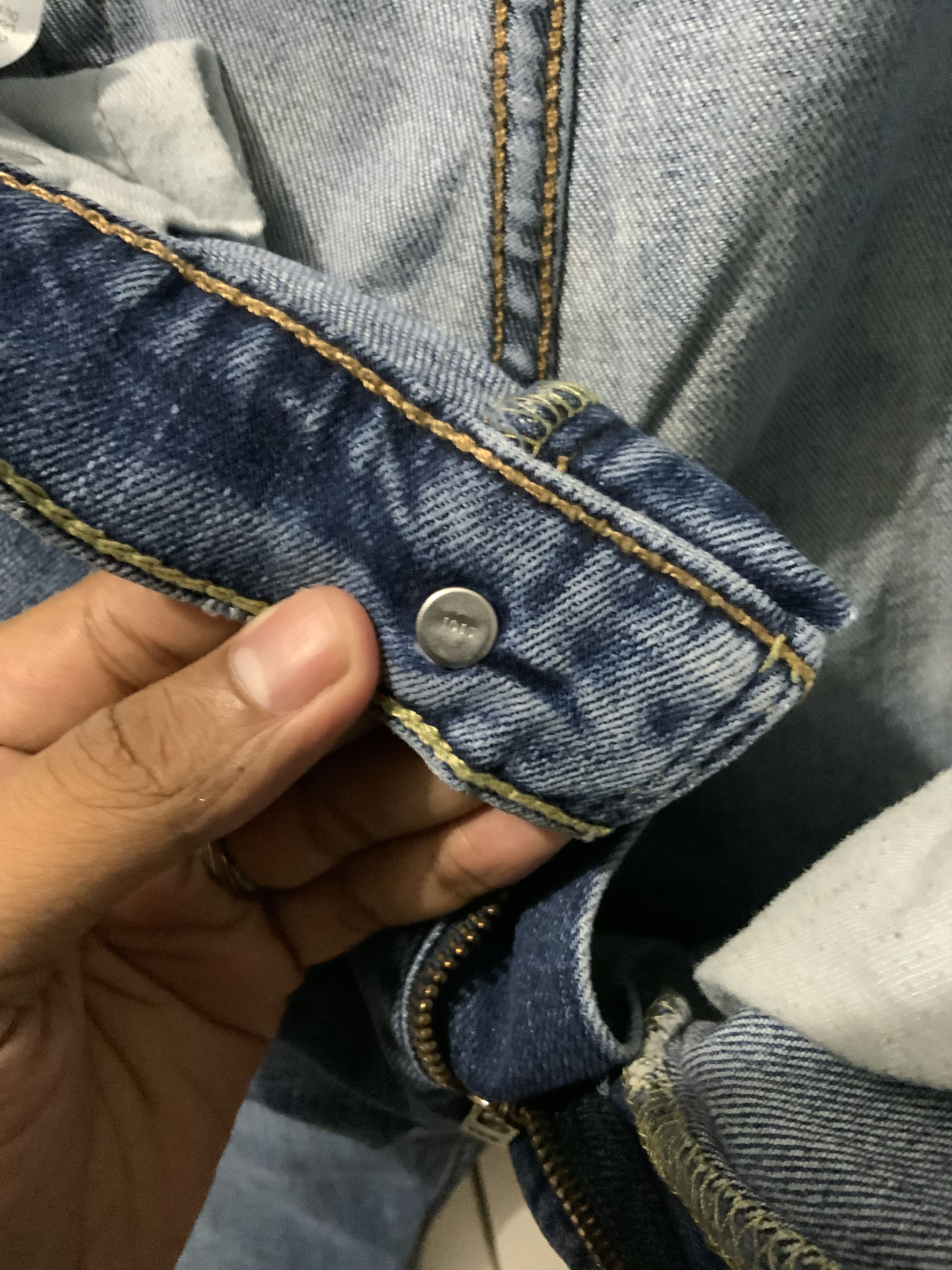 Levi's Levis 513 Acid Light Wash Jeans Size US 34 / EU 50 - 18 Thumbnail