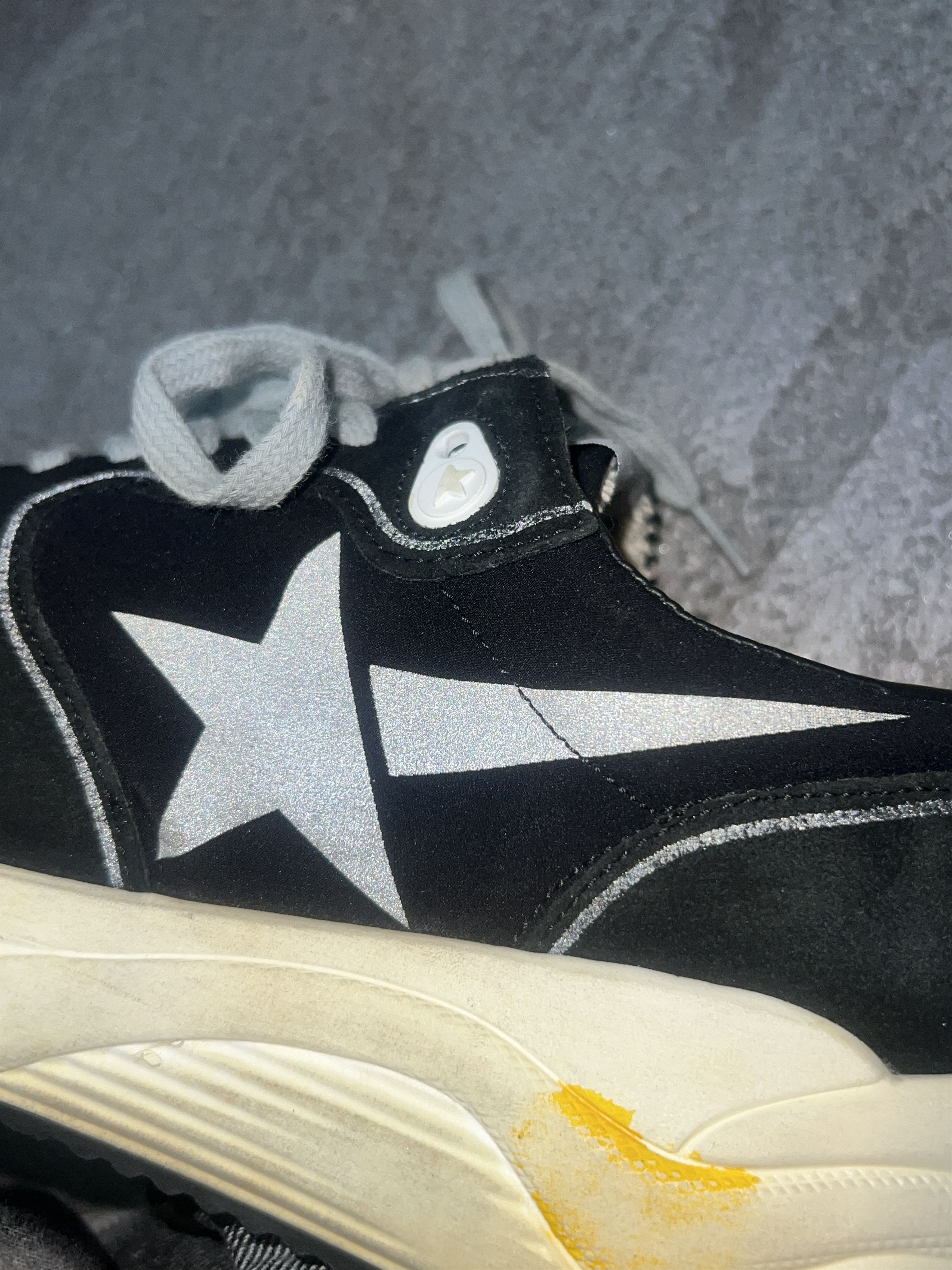 Golden Goose Golden Goose Running Sole Black Silver Star Size 39 Size US 9 / IT 39 - 10 Thumbnail