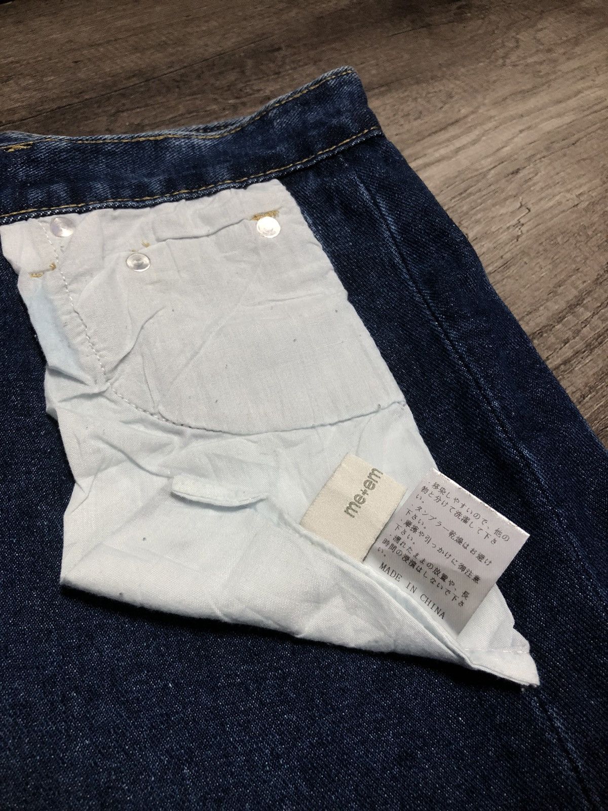 Japanese Brand me+em select Jeans Rare Design (unisex) Size US 28 / EU 44 - 25 Thumbnail